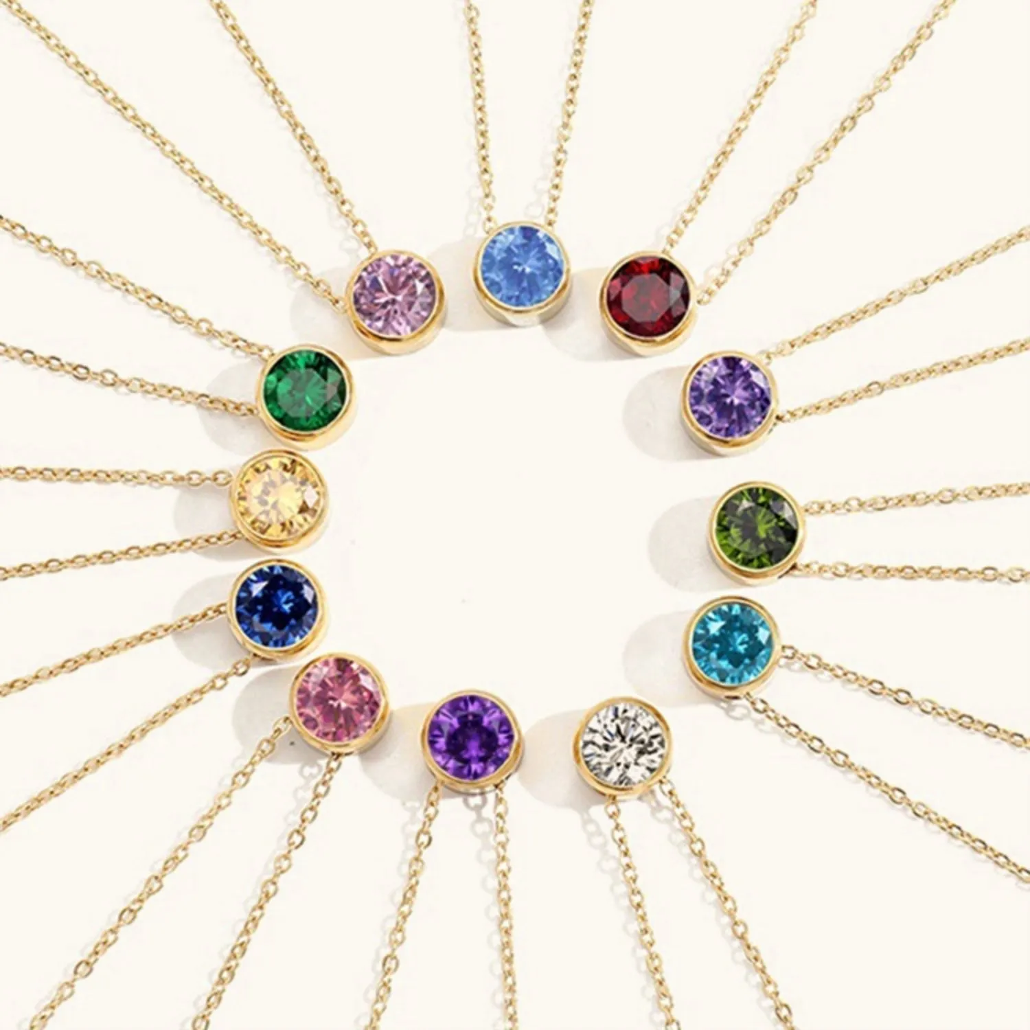 Azula Birthstone Necklace