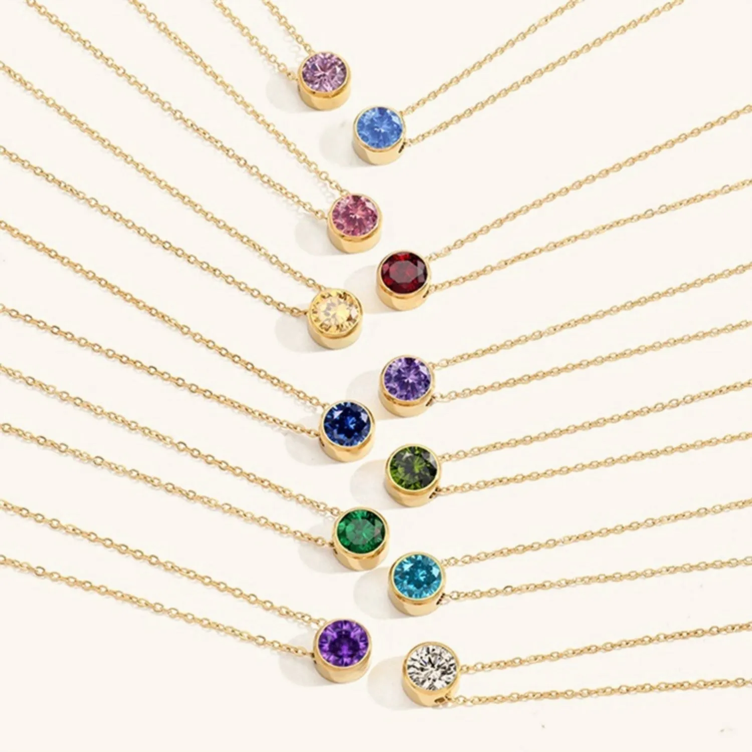 Azula Birthstone Necklace