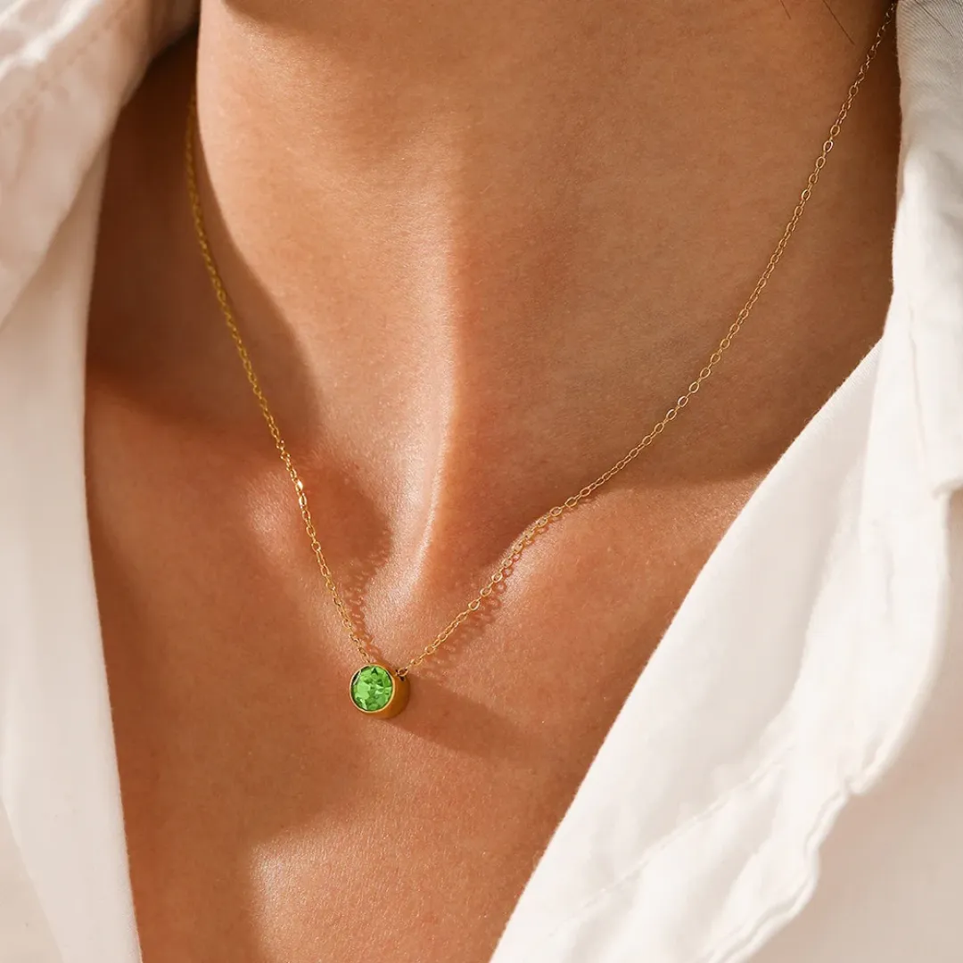 Azula Birthstone Necklace