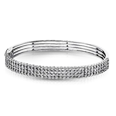 Bangle in 18k Gold with Diamonds