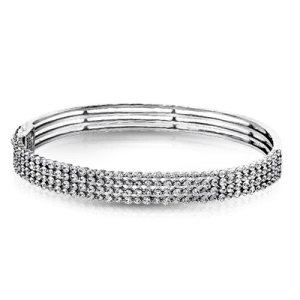 Bangle in 18k Gold with Diamonds