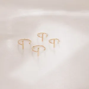 Bar Hoop Earrings