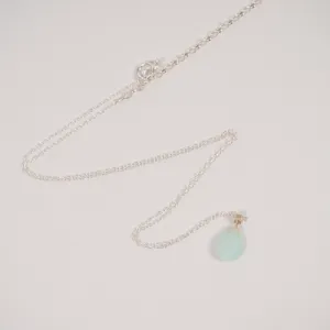 Barely There Gems Chalcedony Sterling Silver Necklace