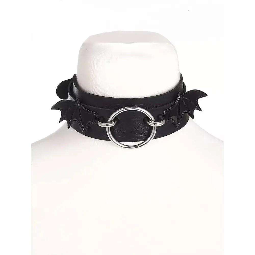 Bat Wing Choker for Y2K Style with Punk Rock and Gothic Flair