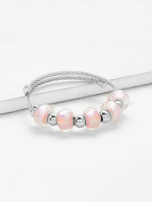 Beaded Detail Wrap Bangle