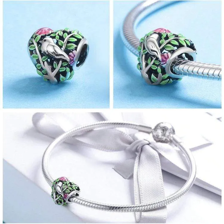 Bird Woods Charm