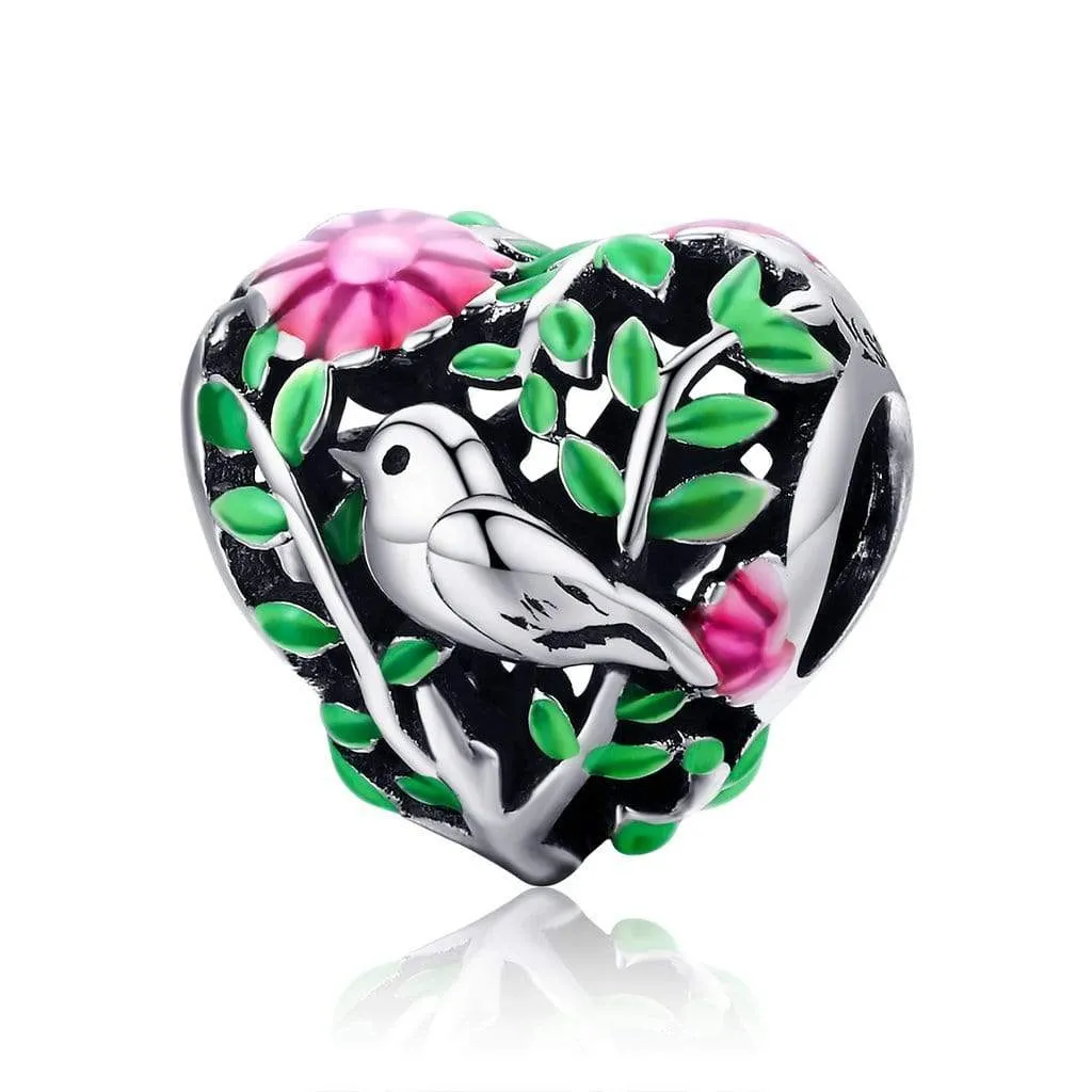 Bird Woods Charm