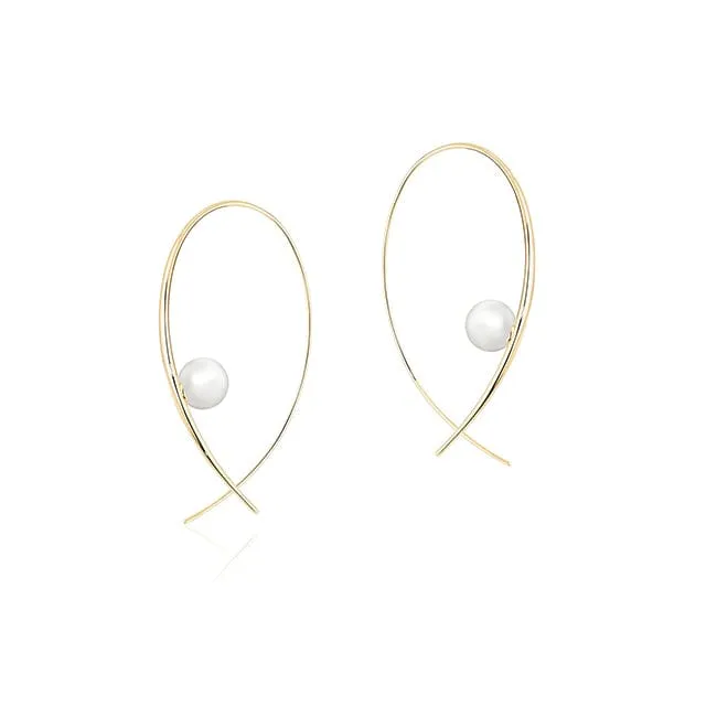 Birks Essentials Freshwater Pearl Hoop Earrings