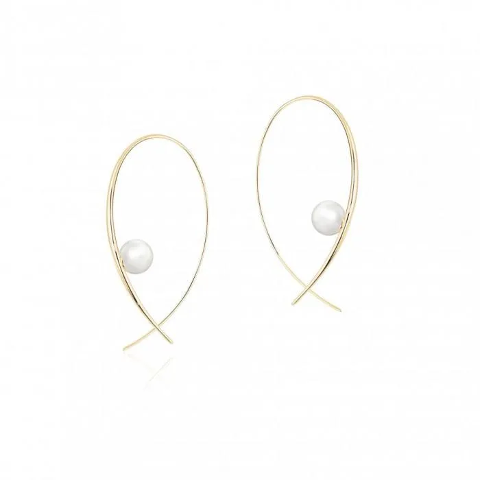 Birks Essentials Freshwater Pearl Hoop Earrings