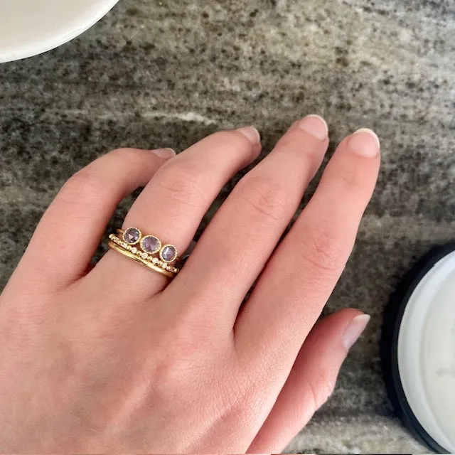 Blue Sapphire Aria Ring