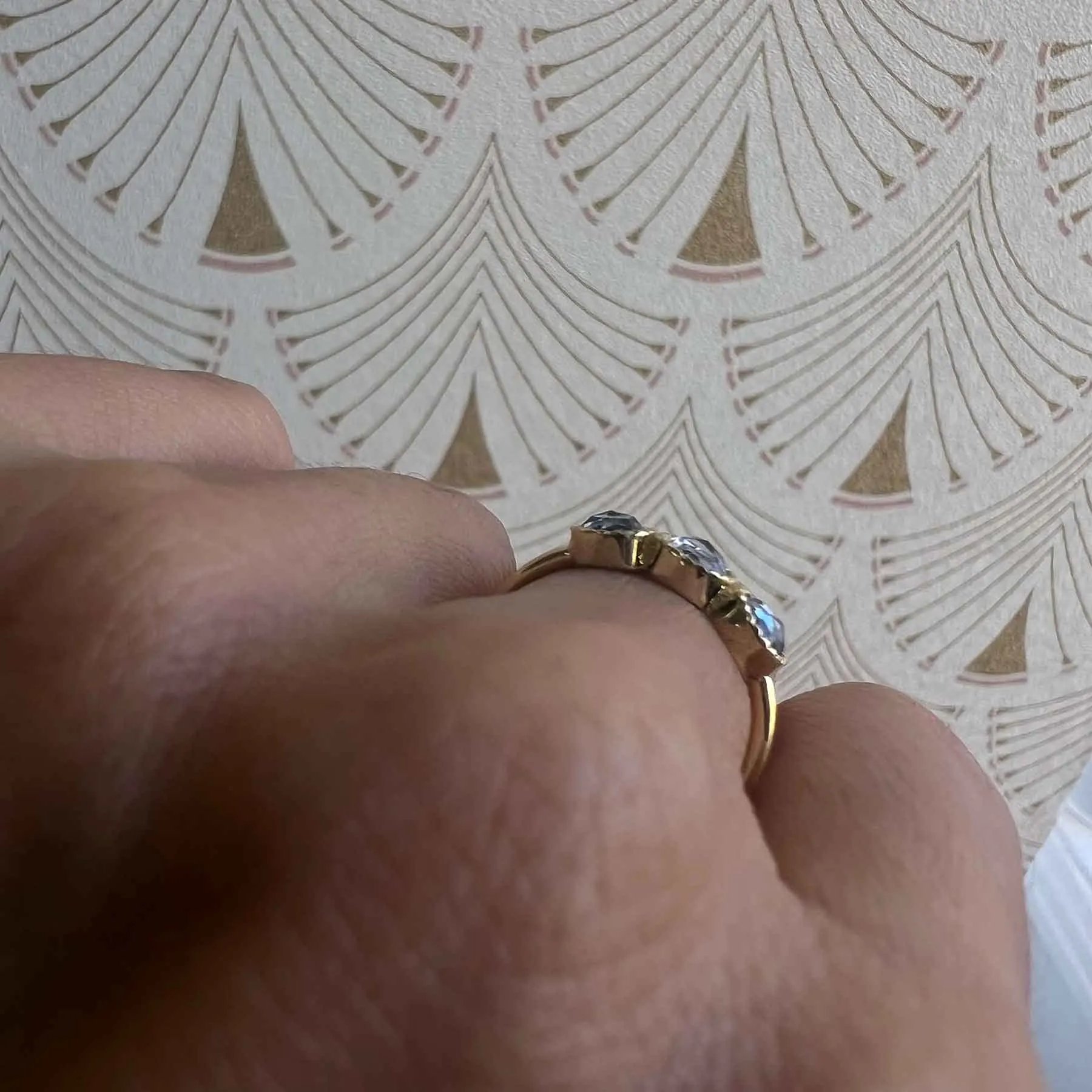 Blue Sapphire Aria Ring