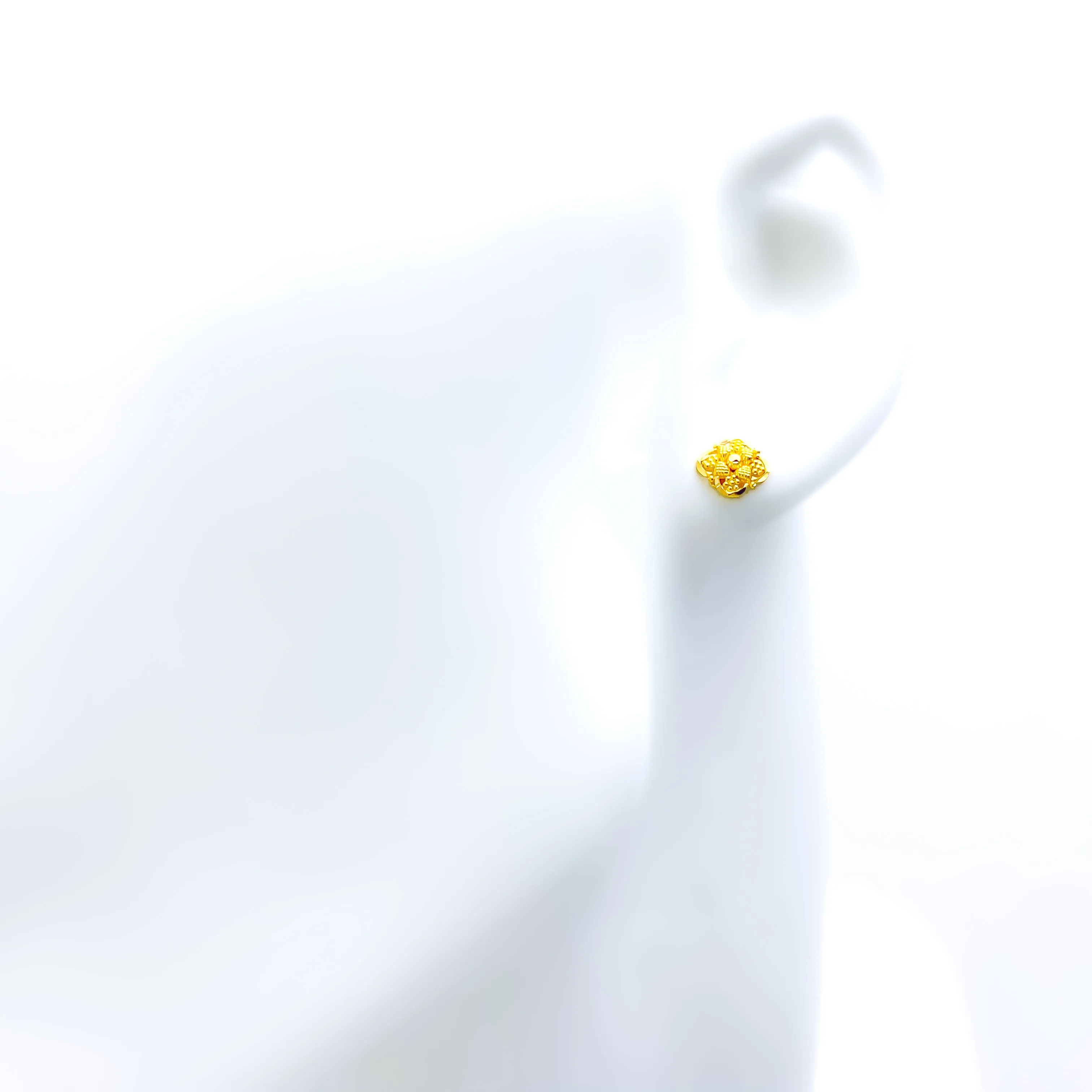 Bold Exquisite 22k Gold Baby Earrings