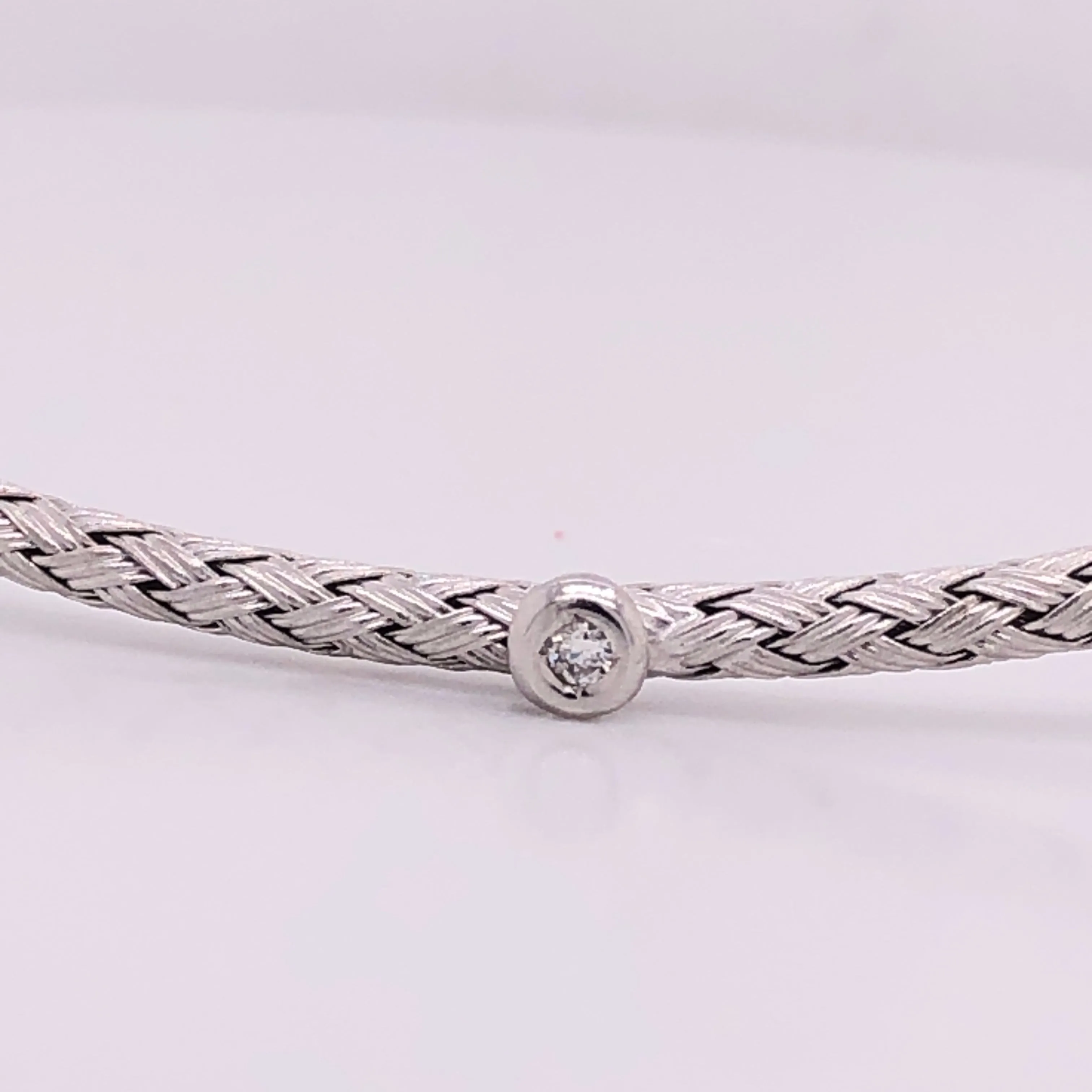 Braided Diamond Choker - 55382