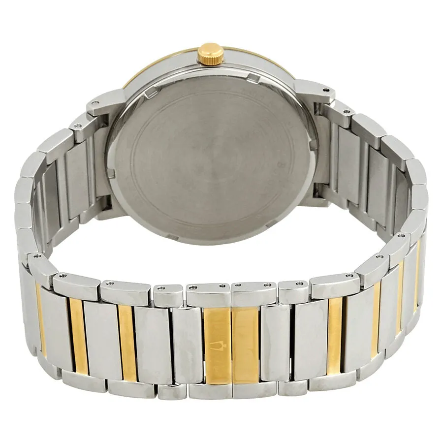 Bulova Diamond Silver Dial Men's Watch 98D151