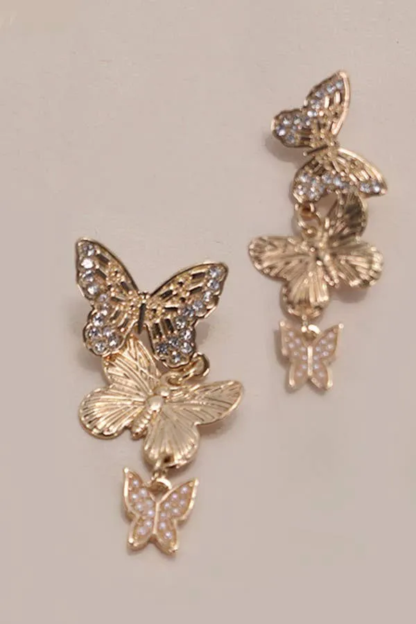 Butterfly Linear Earrings