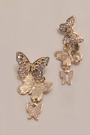 Butterfly Linear Earrings