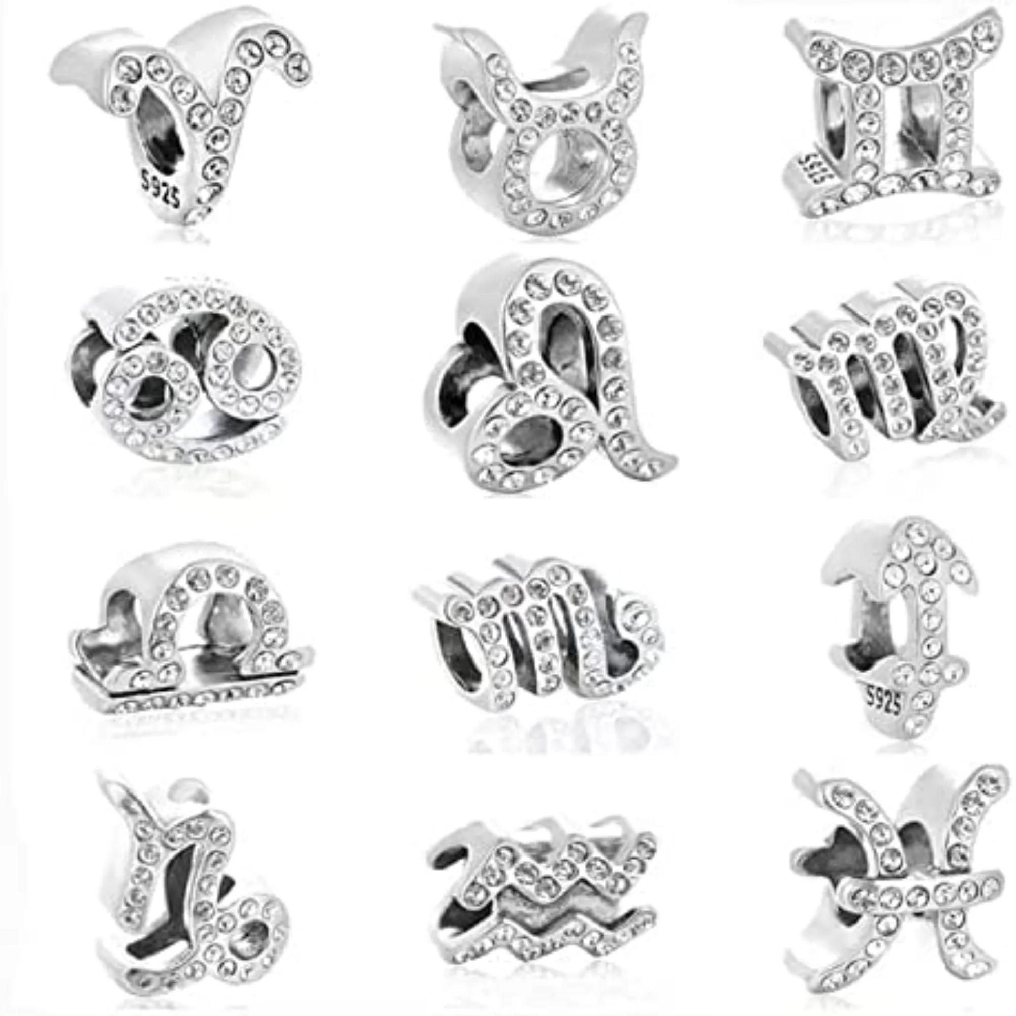 Cancer Zodiac Sign Bead Charm
