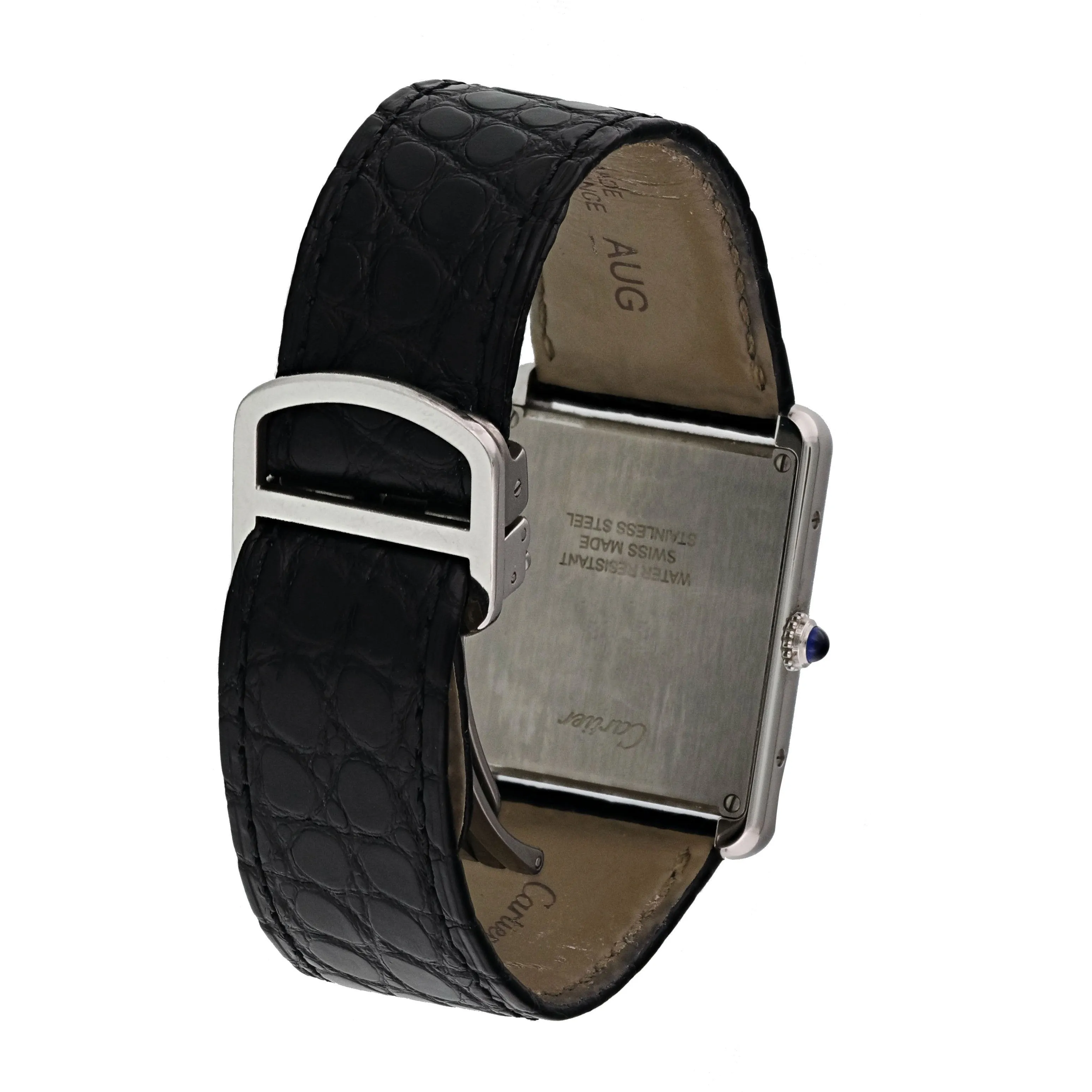 Cartier Tank Solo 3169 Stainless Steel Watch Box And Papers