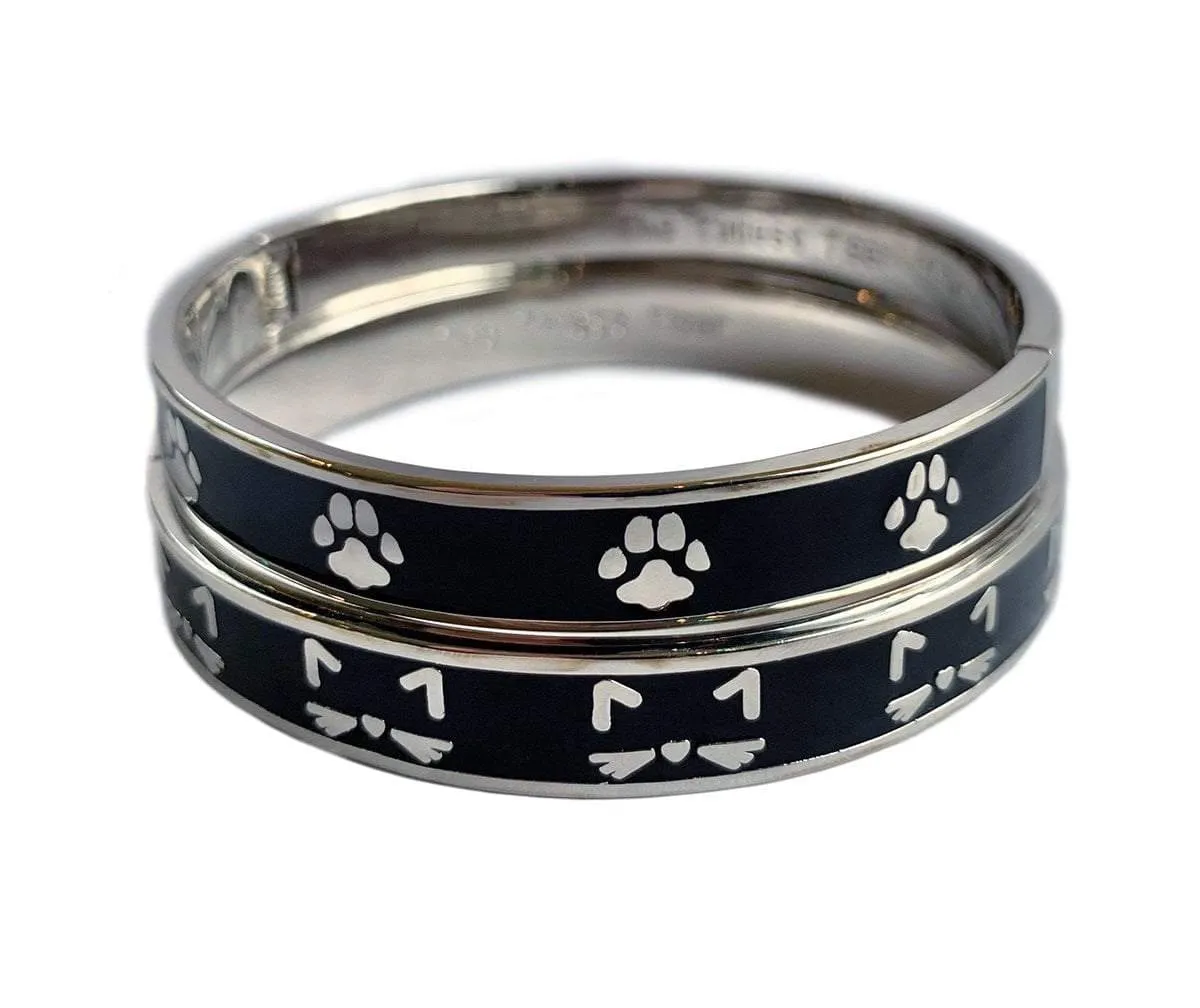 Cat  Bangle Bracelet