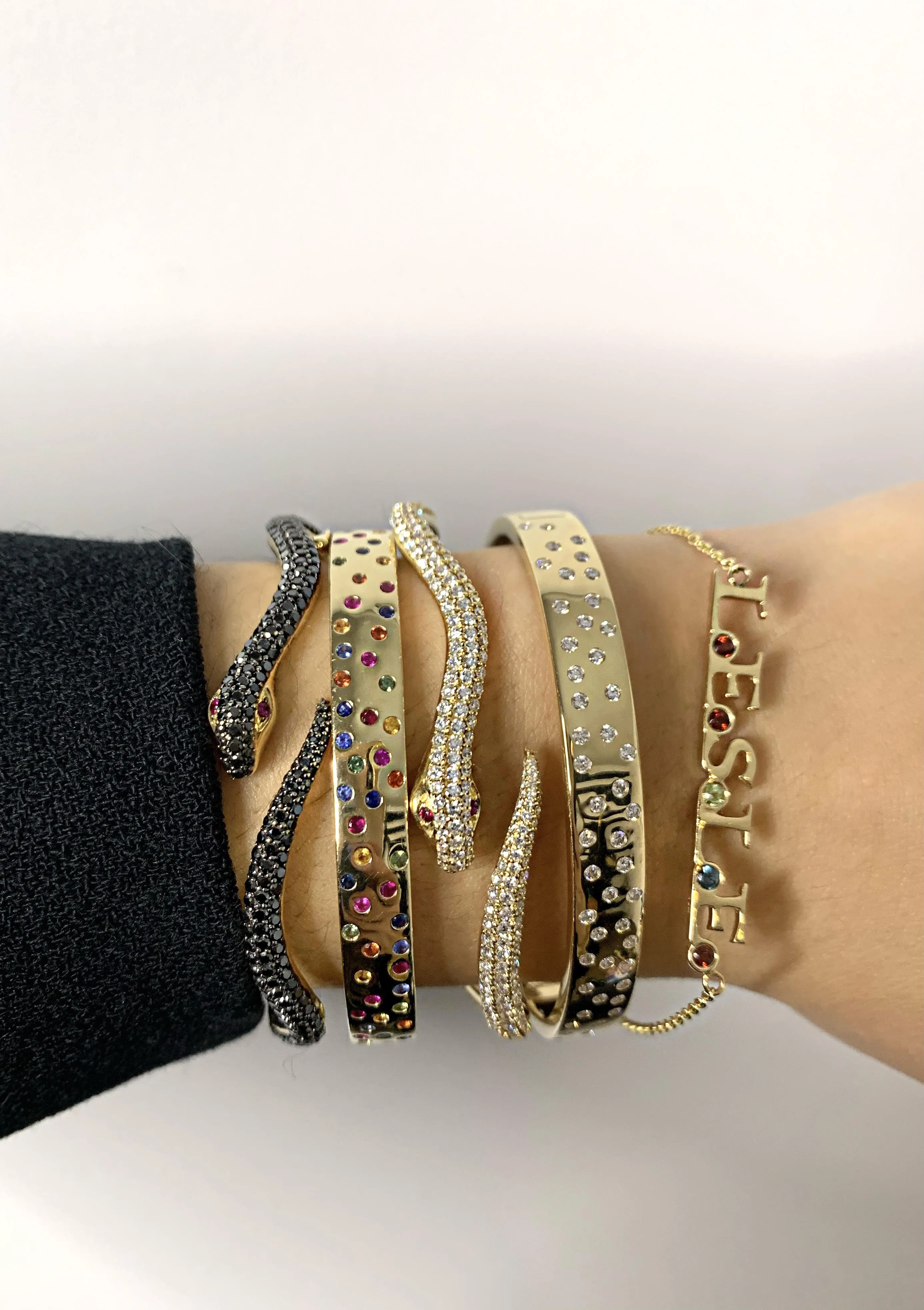 Celestial Rainbow Bangle