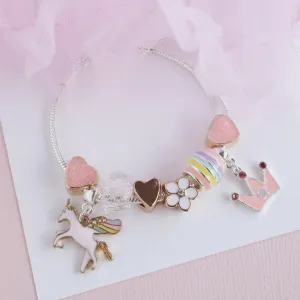 Celestial Unicorn Charm Bracelet