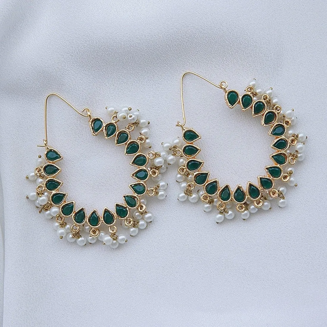Chand Hoop Bali Earrings