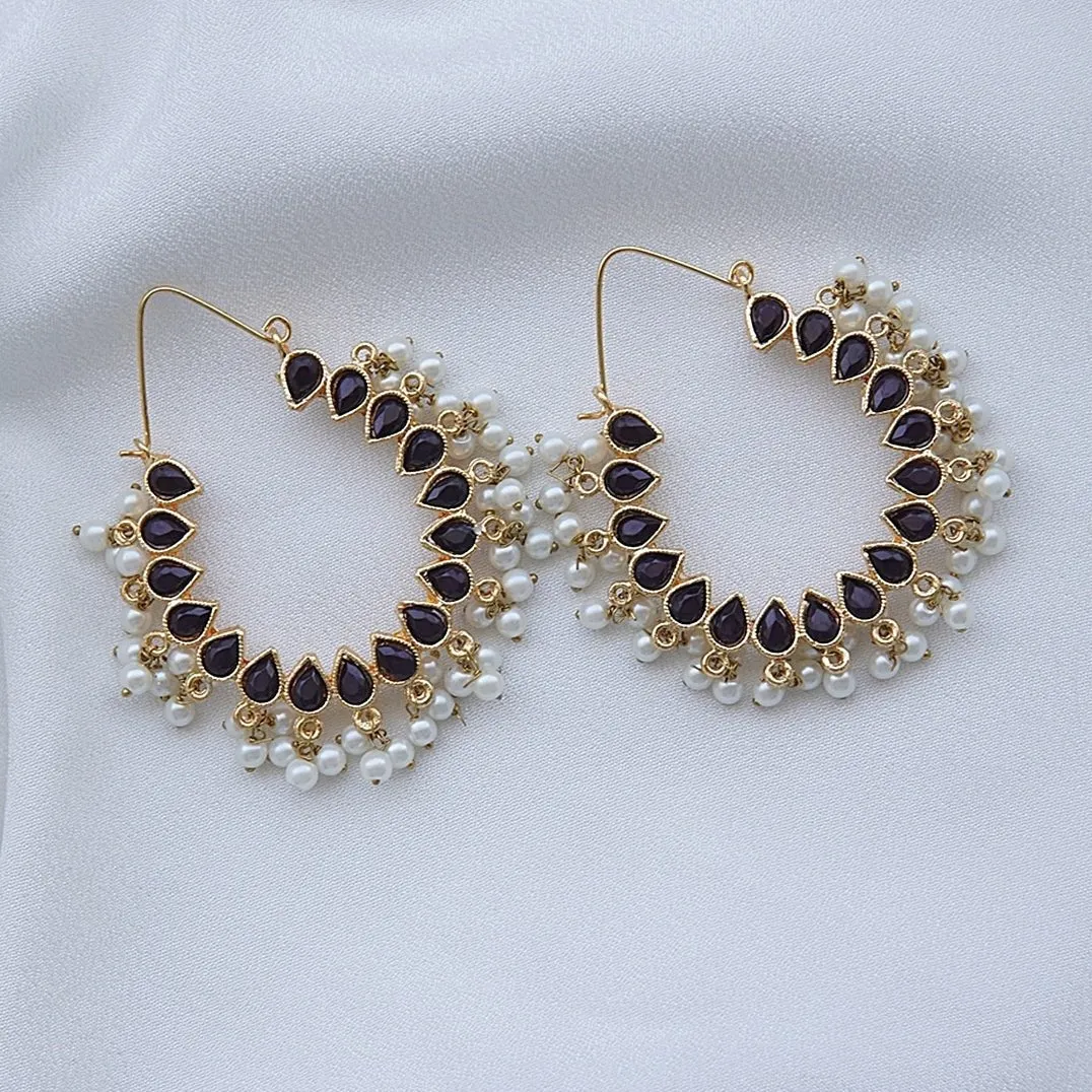 Chand Hoop Bali Earrings