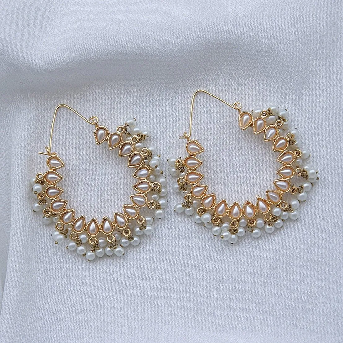Chand Hoop Bali Earrings