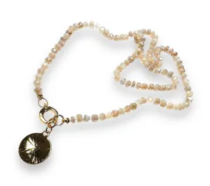 Chocolate Moonstone Necklace
