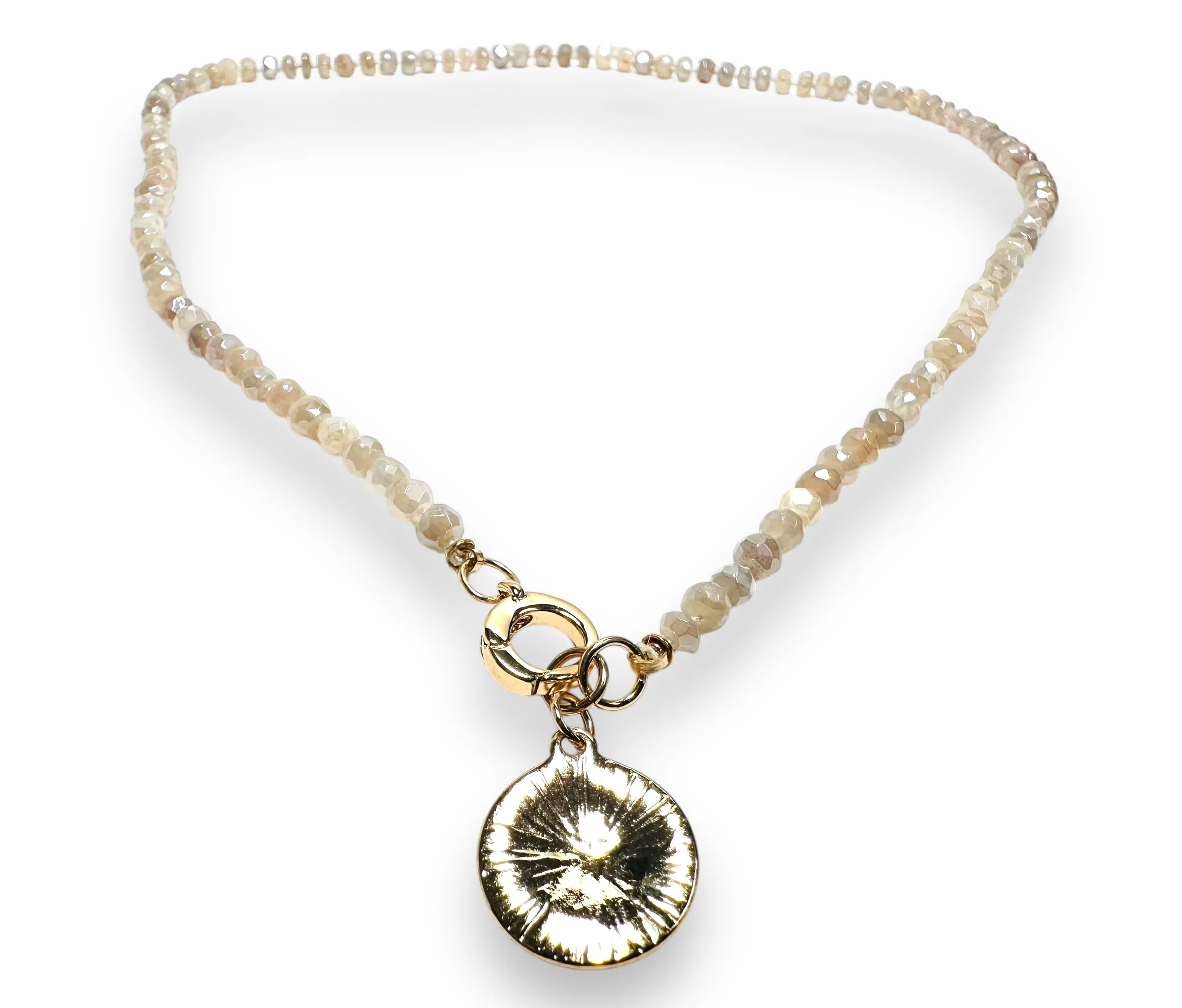 Chocolate Moonstone Necklace