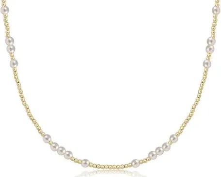 Choker Hope Unwritten Chain 15”- Pearl