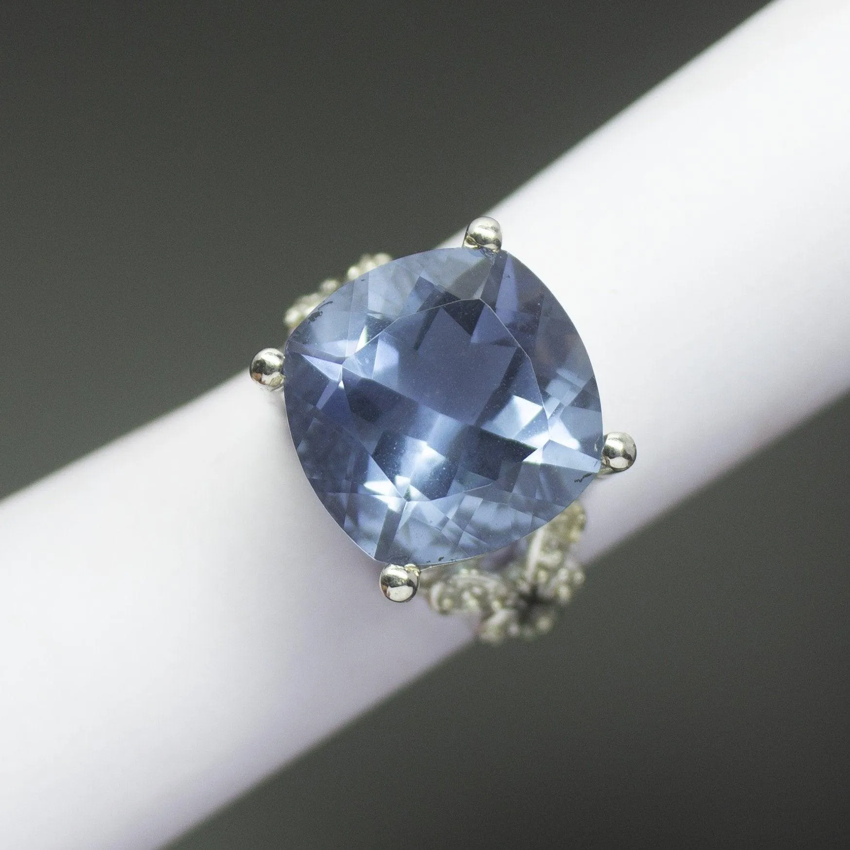 Christmas Gift, 7.5g, Handmade Alexite Designer 925 Sterling Silver Ring