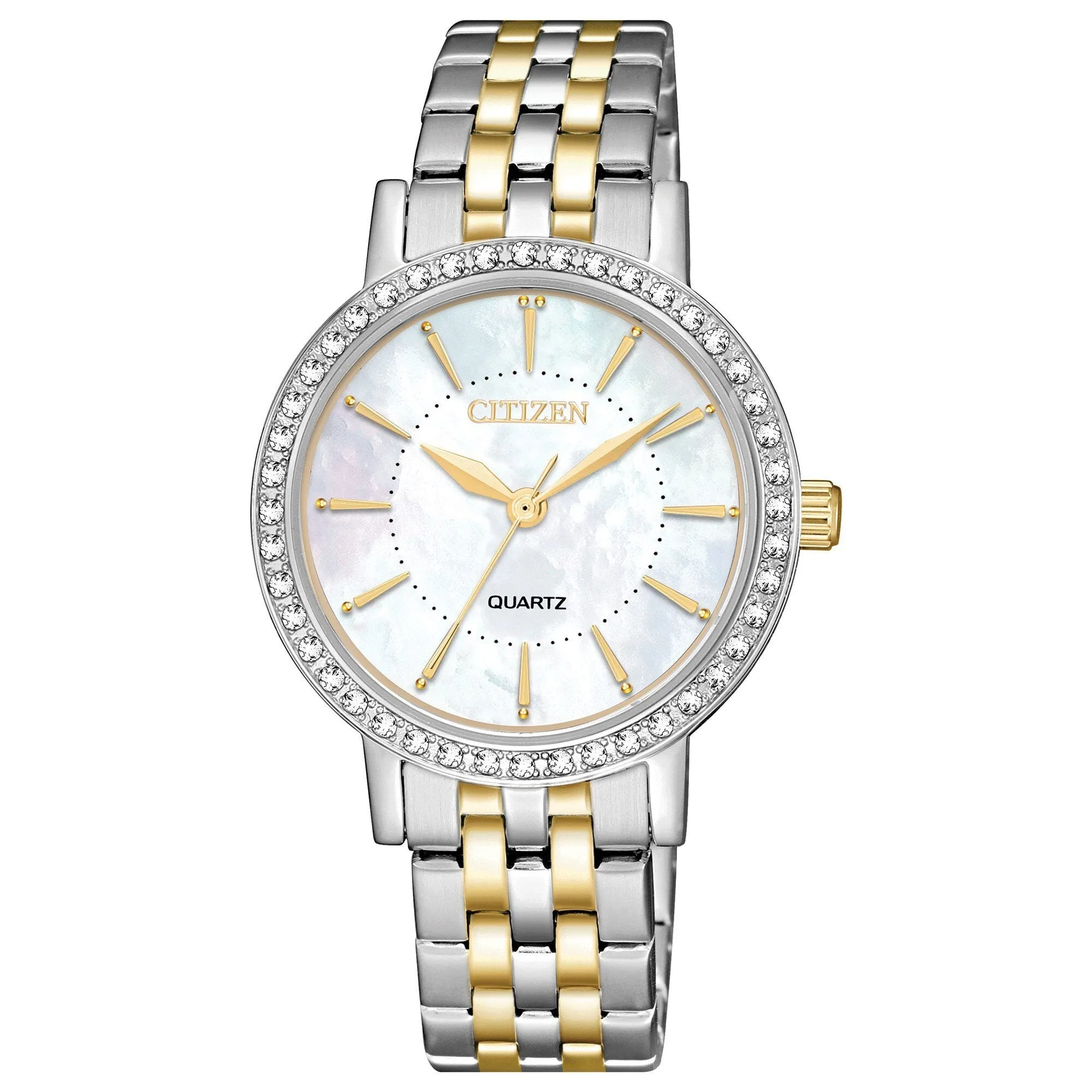Citizen Mother of Pearl Dial Quartz Ladies Watch EL3044-89D