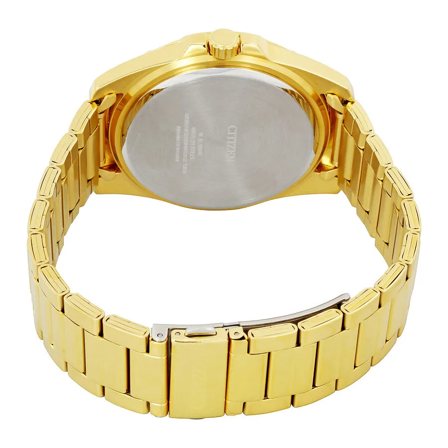 Citizen White Dial Men's Gold Tone Watch AG8332-56A