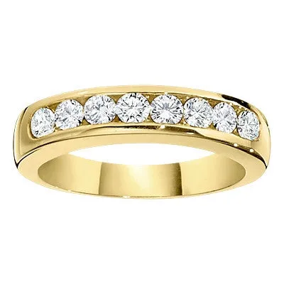 Classic Channel Set Engagement Rings .48CTW