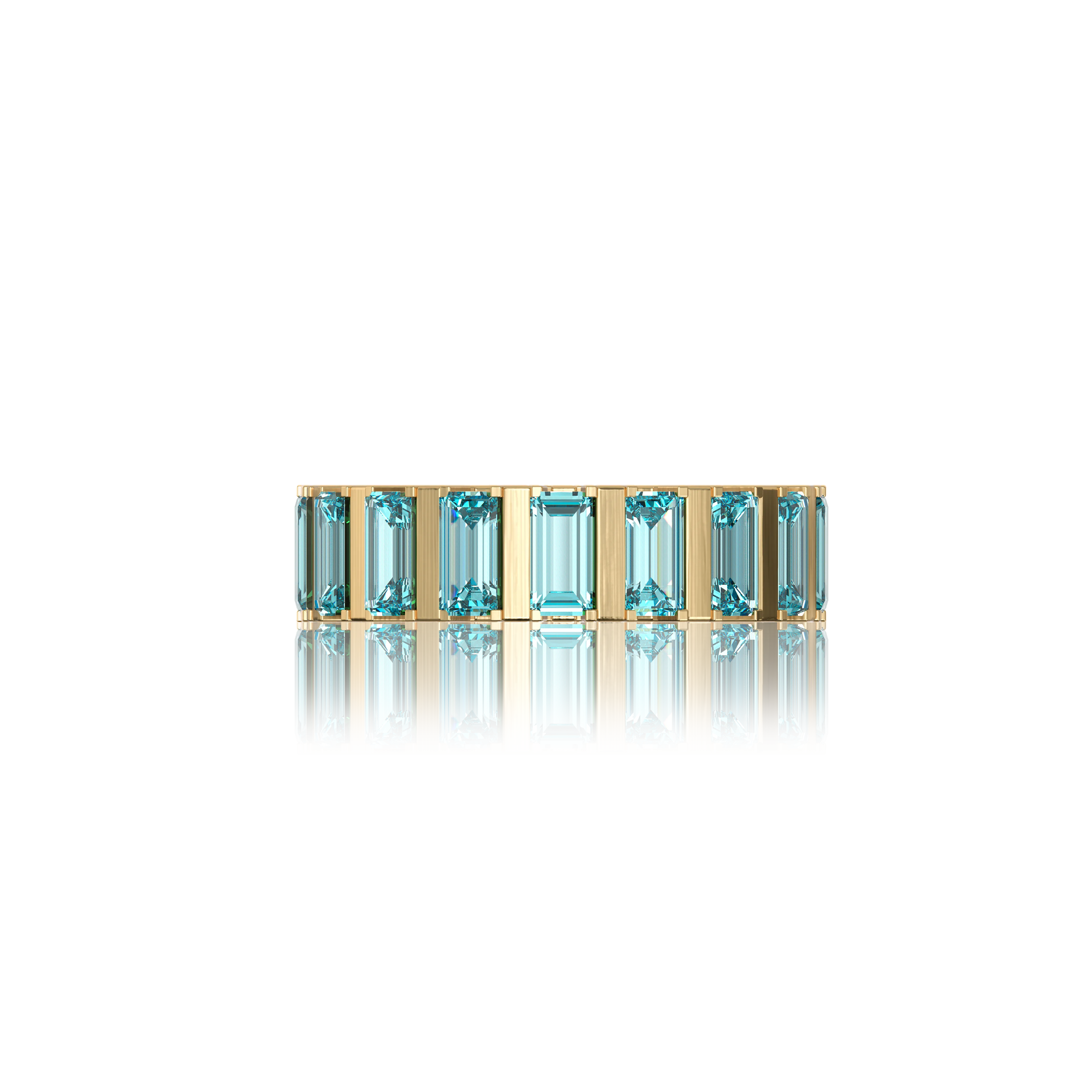 'Coastal Oasis' Gemstone Eternity Ring