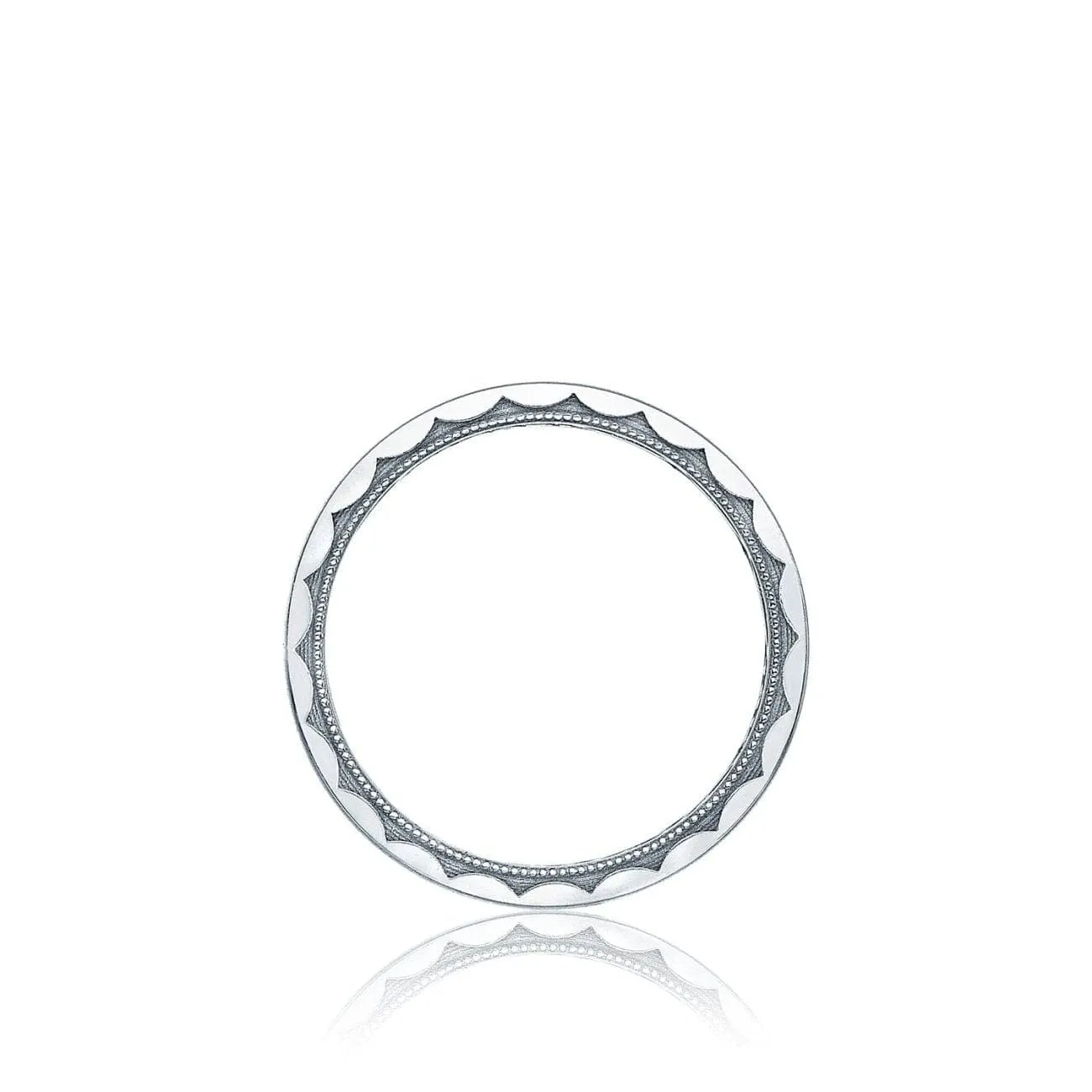 Crescent shapedwedding band
