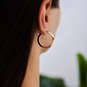Curve Hoop Earrings
