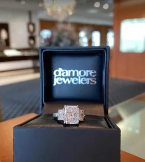 Custom Engagement Ring Mounting - Radiant Cut Engagement Ring Mounting