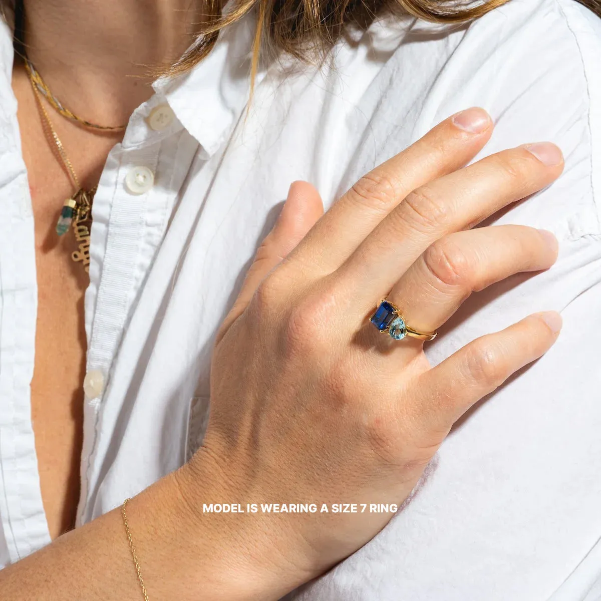 Customizable Toi et Moi Ring