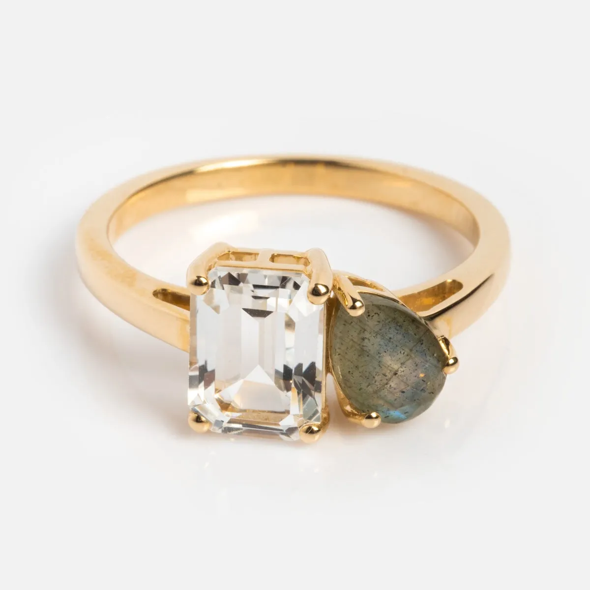 Customizable Toi et Moi Ring