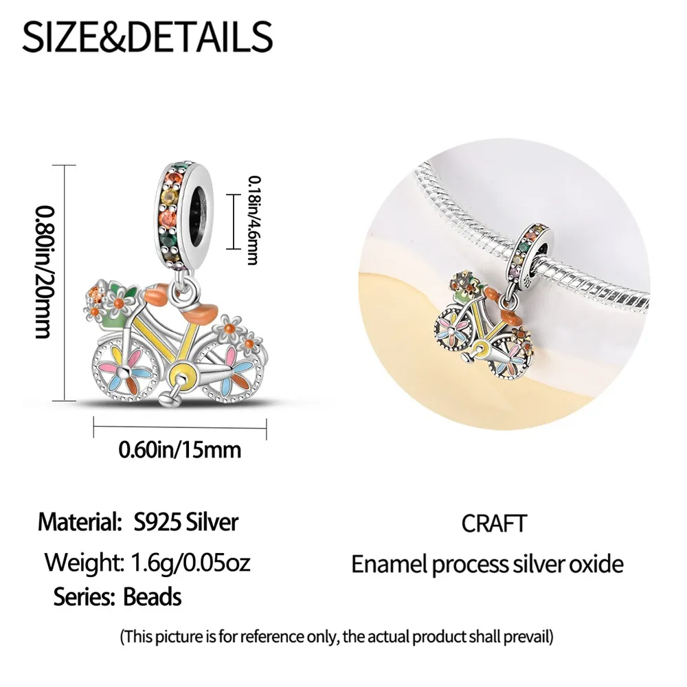 Cycolinks Blooming Bicycle Charm