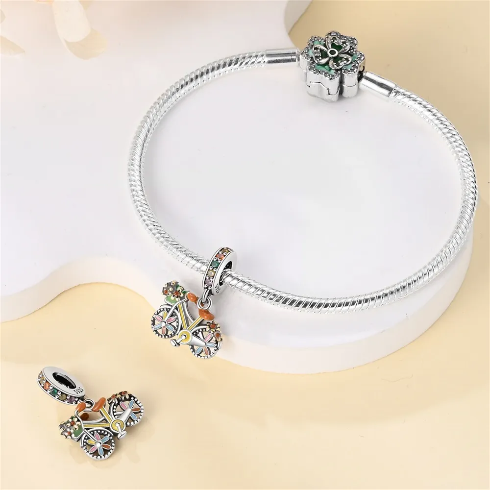 Cycolinks Blooming Bicycle Charm