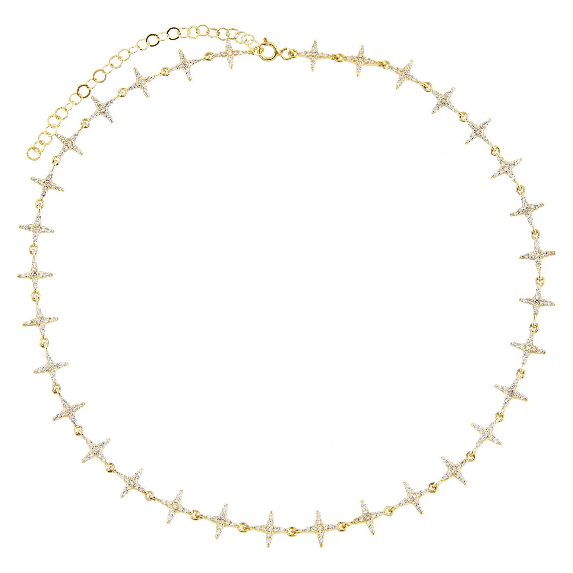 CZ Diamond Shape Choker