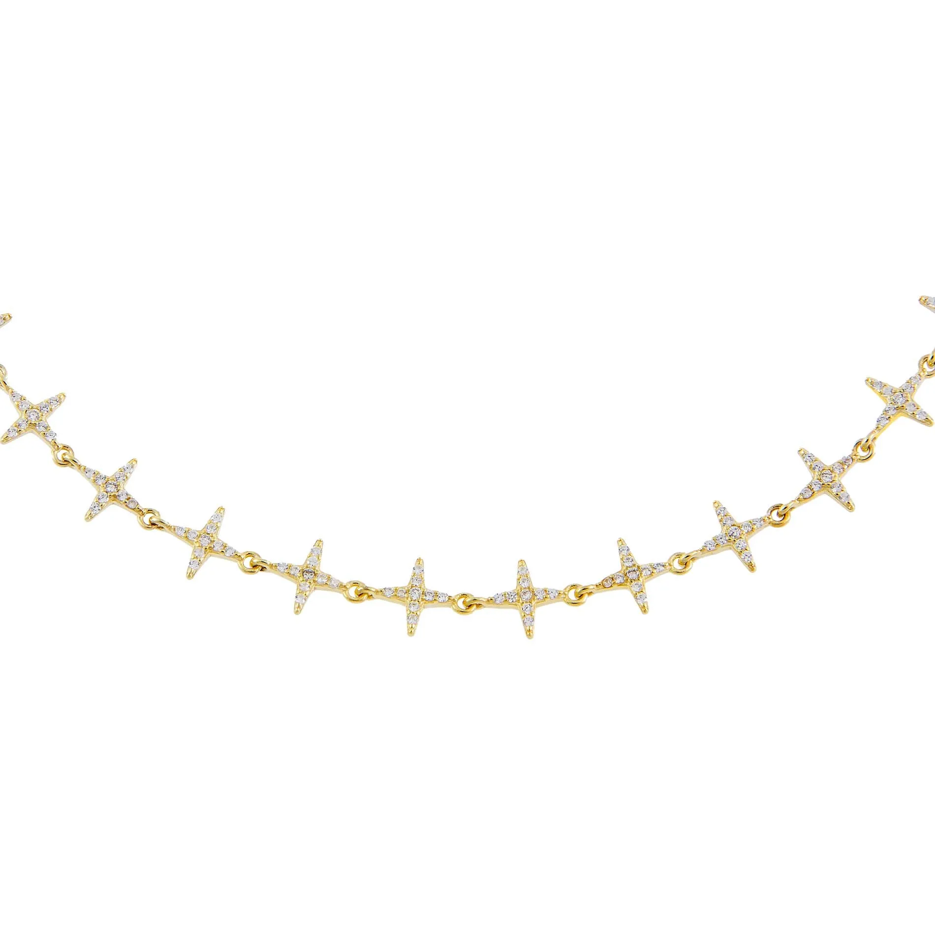 CZ Diamond Shape Choker