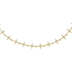 CZ Diamond Shape Choker