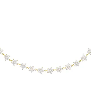 CZ Multi Flower Choker