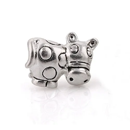 Dairy Cow Bead European Bead Compatible for Most European Snake Chain Charm Bracelet