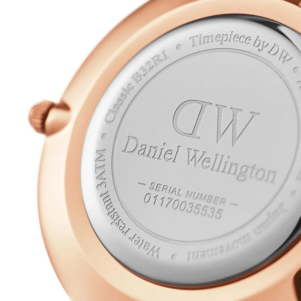 Daniel Wellington Cornwall 32mm Women's Gold Watch DW00100215