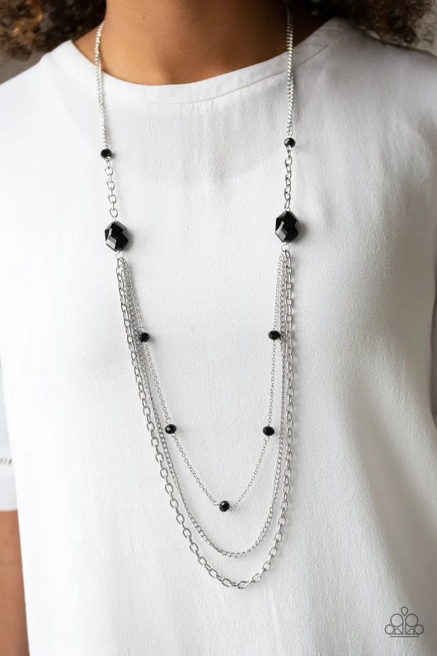 Dare to Dazzle Black Paparazzi Necklace
